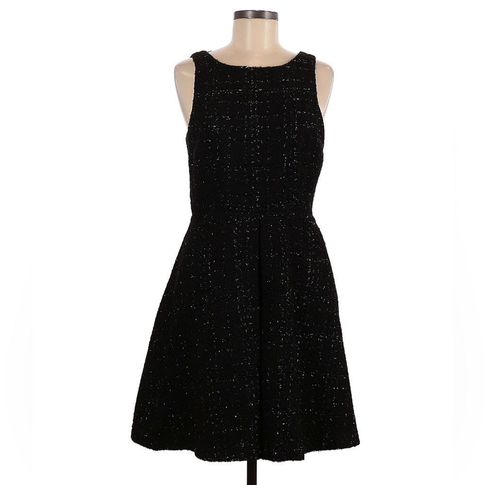JENNIFER LOPEZ Women’s Black Sleeveless Fit & Flare Cocktail Dress Size 10 - Picture 10 of 11